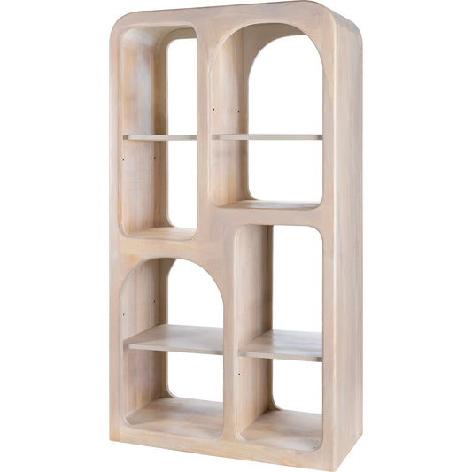 Tana Etagere - 531972 by Surya in ivory and wood finish. Made from mango wood in a modern style.
