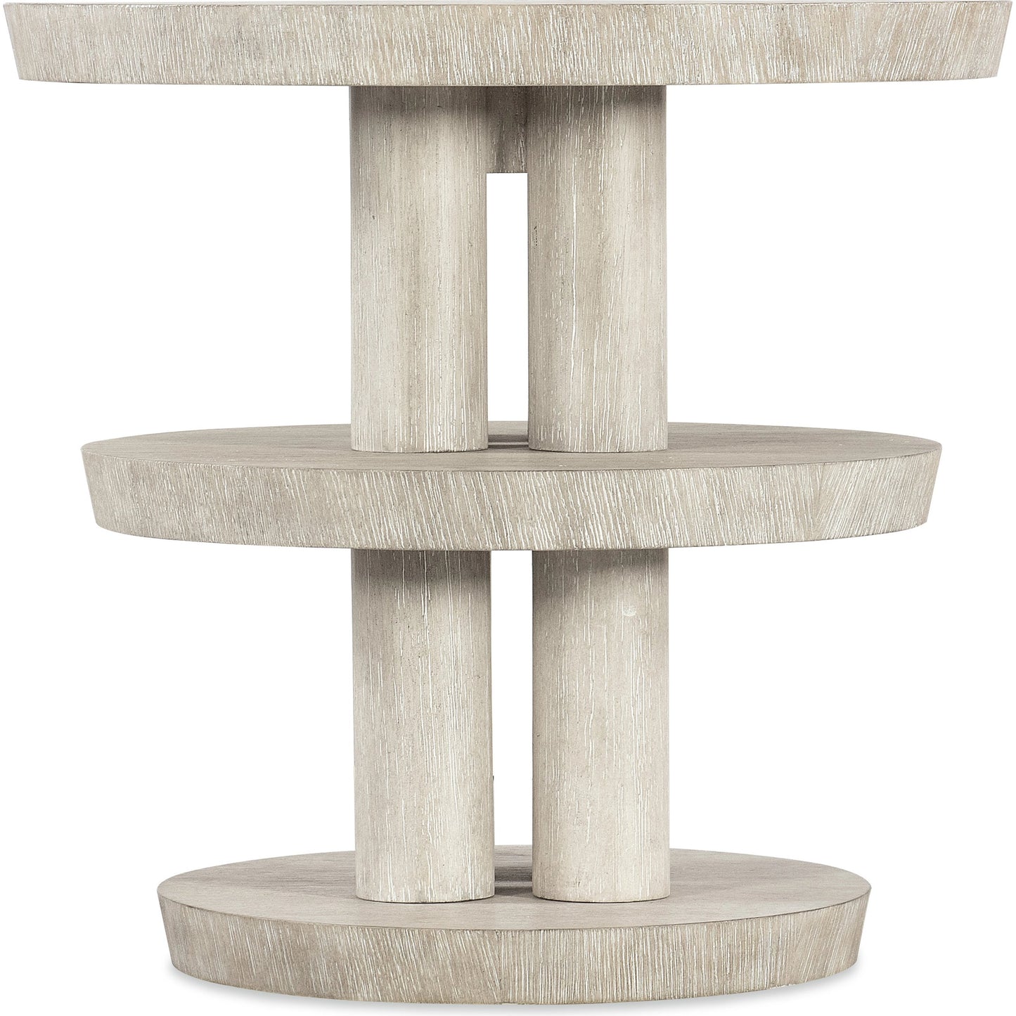 003 SI-2133645 | Additional Silo | Modern Mood Round Side Table by Hooker Furniture. Made from oak veneers in a modern style.