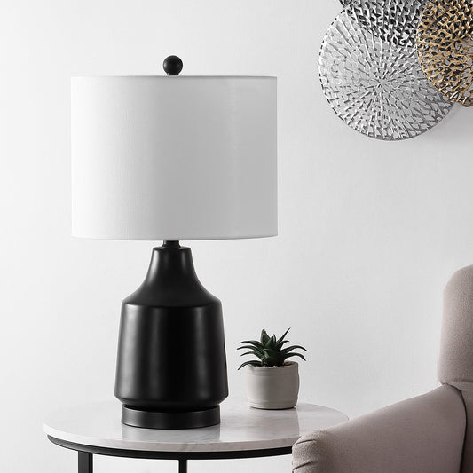 Chelsea Table Lamp by HedgeApple Essentials in gray, black. Made from 100% cotton in a modern style.