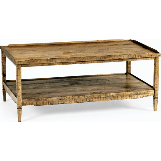 001 SI-1990999 | Primary Silo | Casual Accents Medium Driftwood Cocktail Table by Jonathan Charles in medium brown driftwood. Made from acacia in a modern style.