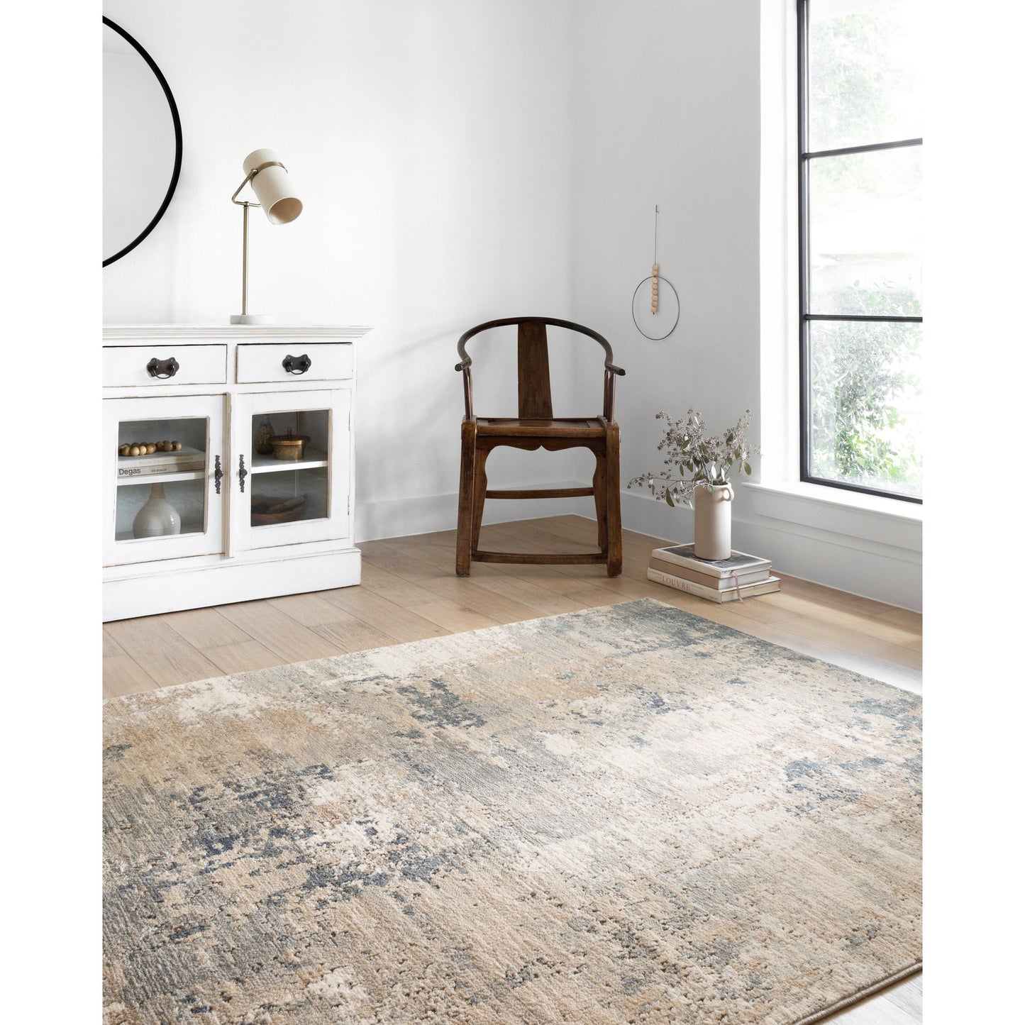009 SR-774043,SR-774044 | Lifestyle | Teagan TEA-06 Rug by Loloi in sand, mist. Made from high pile: 100% polypropylene, short pile: 100% polyester in a unique style.