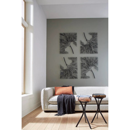 Wire Tree Wall Art by Phillips Collection in black. Made from metal in a modern style.