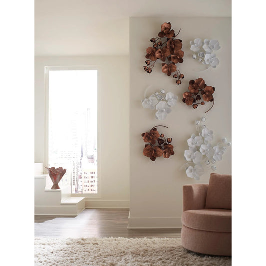 Orchid Sprig by Phillips Collection in white and powder coat. Made from metal in a eclectic & global style.