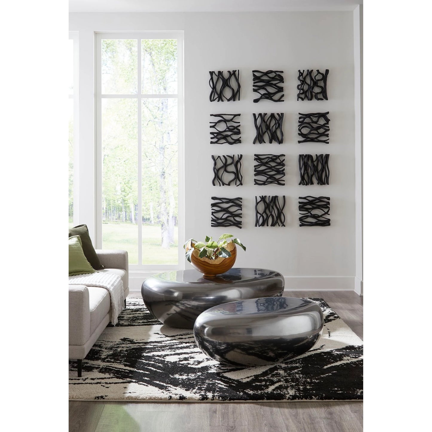 015 SI-2065489 | Lifestyle | Vine Wall Tile by Phillips Collection. Made from wood in a modern style.