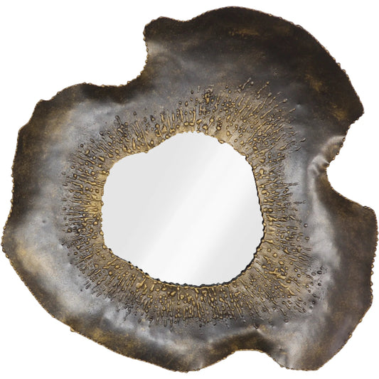 001 SI-2527608 | Primary Silo | Bloom Mirror by Phillips Collection in black, silver. Made from metal in a unique style.