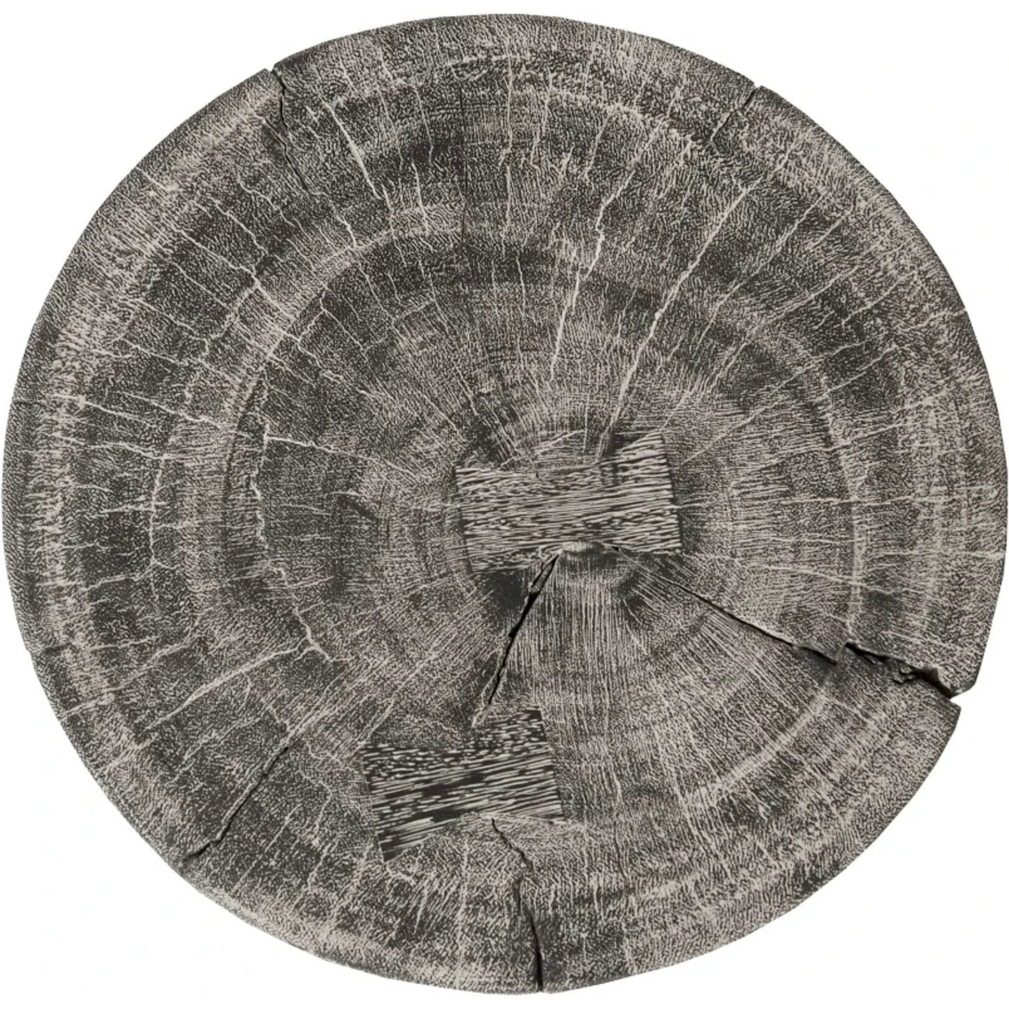 004 SR-939418 | Additional Silo | Chamcha Wood Stool by Phillips Collection in gray stone. Made from wood, chamcha in a eclectic & global style.