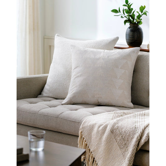 Theodore Accent Pillow - 532616 by Surya. Made from linen, cotton in a modern style.