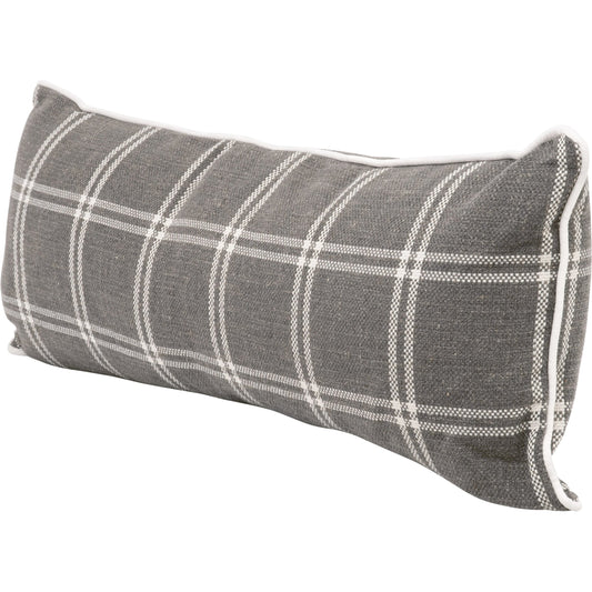 The Not So Basic 34" Essential Lumbar Pillow (Set of 2) by Essentials For Living in performance walden smoke, livesmart machale-ivory. Made from 71% polyester - 13% acrylic/9% linen - 7% cotton fabric, 100% polyester fabr