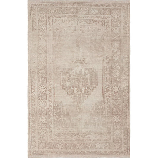 Theo THO03 Rug by Jaipur Living in tan. Made from 60% pet yarn 40% cotton in a unique style.