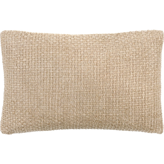 Thurstan Pillow - 481603 by Surya in beige, sand, taupe. Made from front: 100% linen, back: 100% cotton in a modern style.
