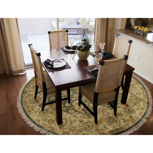 Timeless Rug - 153 by Surya in green. Made from 100% new zealand hard twist wool in a unique style.