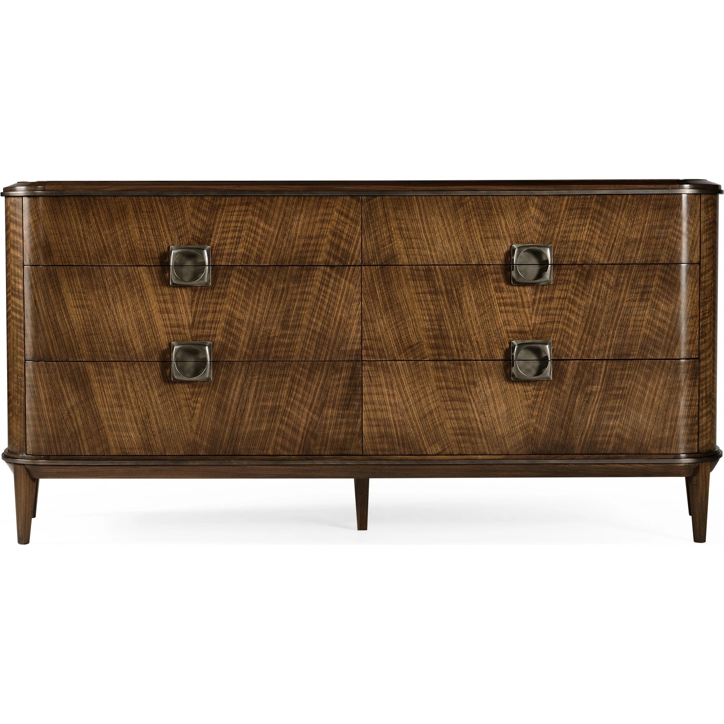 002 SI-1991094 | Additional Silo | Toulouse Dresser by Jonathan Charles in walnut. Made from walnut quarter figured veneer in a modern style.