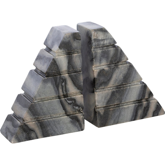 Tikal - 24810 (Set of 2) by Surya in gray. Made from stone in a cottage & farmhouse style.