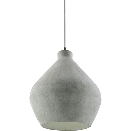 001 SI-2459449 | Primary Silo | Tokarahi Pendant by Surya in translucent, gray and hand painted. Made from polyester in a unique style.