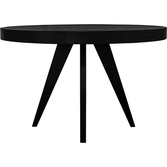 Parq Round Dining Table by Moe's Home Collection. Made from acacia veneer over mdf, solid acacia legs in a modern style.