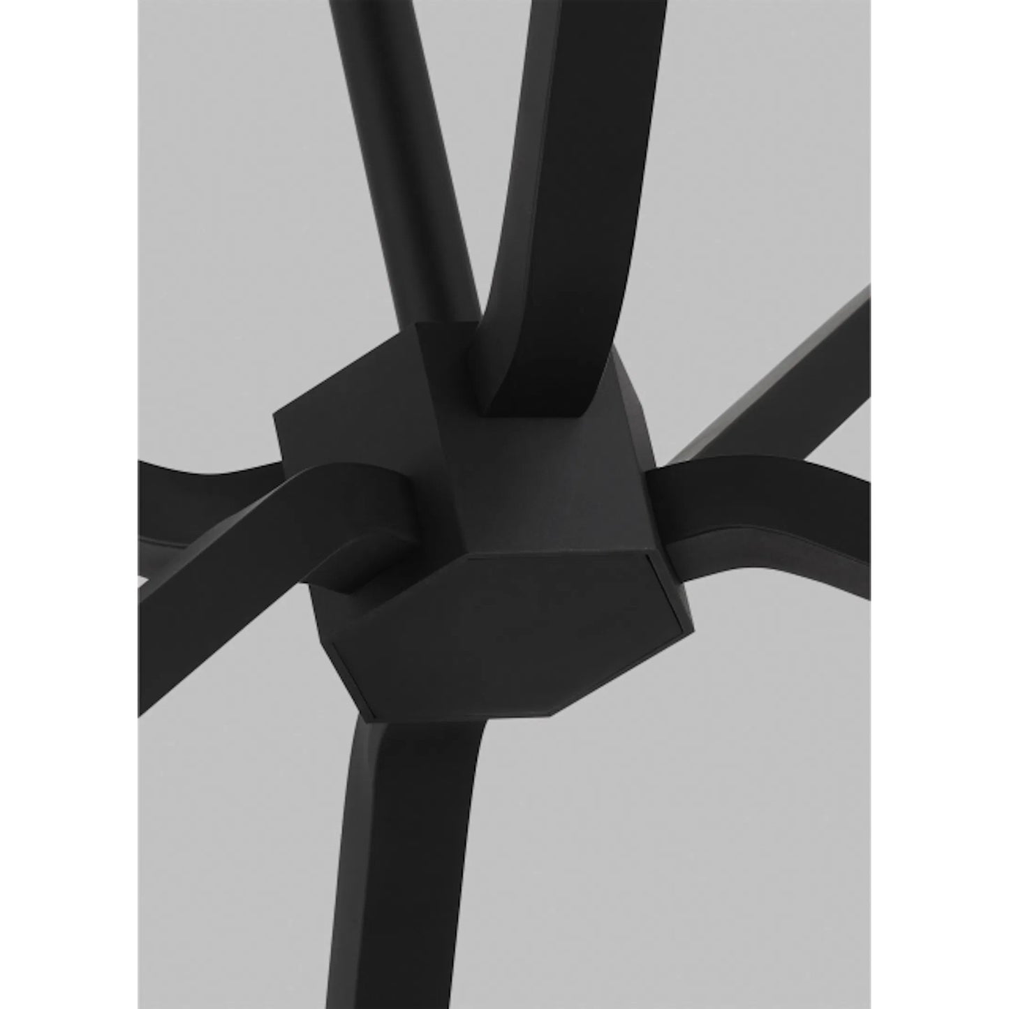 016 SI-2227333,SI-2227334,SI-2227335 | Closeup | Belterra 30 Flushmount/Chandelier by Visual Comfort & Co.. Made from aluminum in a unique style.