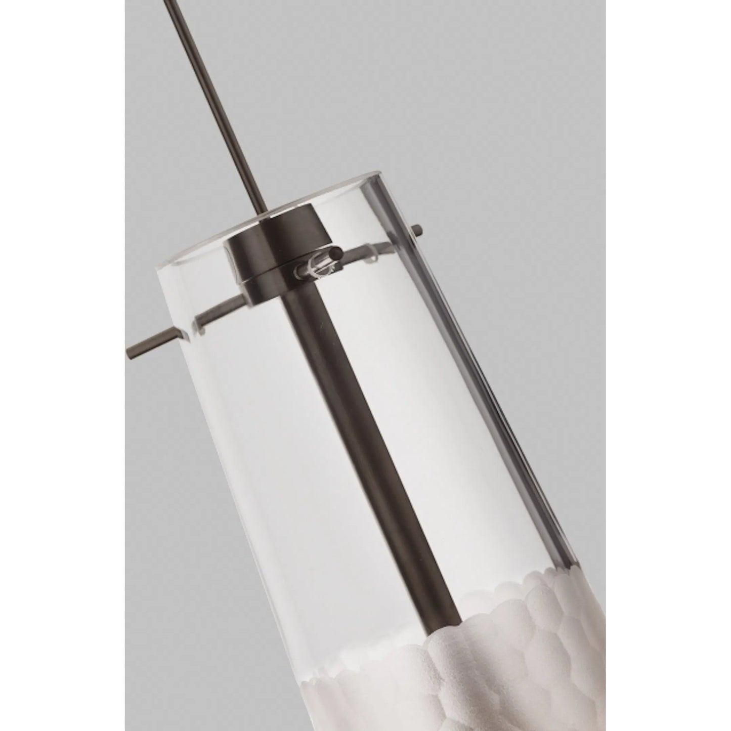 005 SI-2227614,SI-2227615,SI-2227616,SI-2227617 | Closeup | Bonn Pendant by Visual Comfort & Co. in white. Made from glass in a unique style.