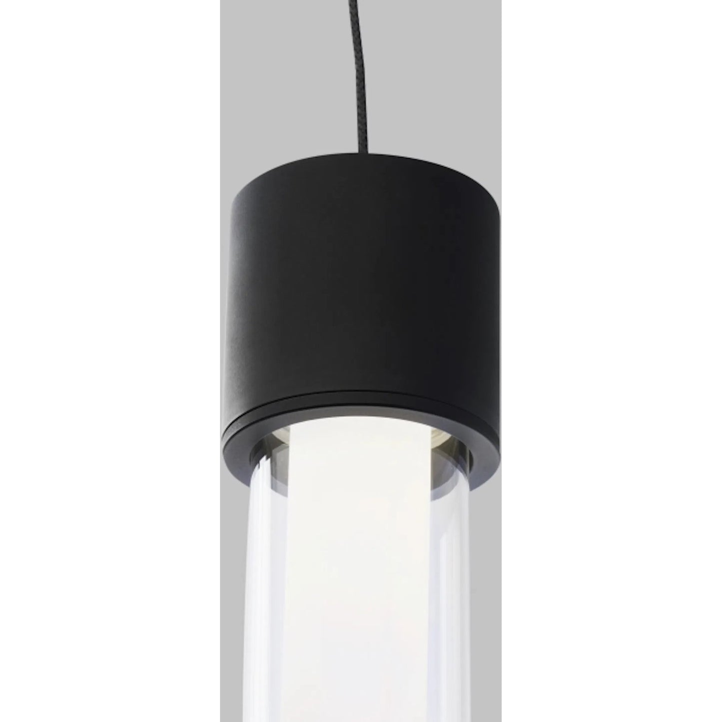 004 SI-2228007,SI-2228008,SI-2228009 | Closeup | Mini Linger Pendant by Visual Comfort & Co. in white. Made from aluminum in a unique style.