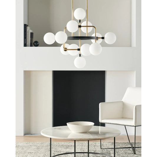 Viaggio Chandelier by Tech Lighting. Made from metal in a modern style.