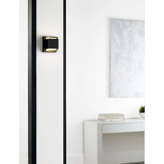 Voto 6" Outdoor Wall Sconce by Visual Comfort & Co.. Made from aluminum in a modern style.