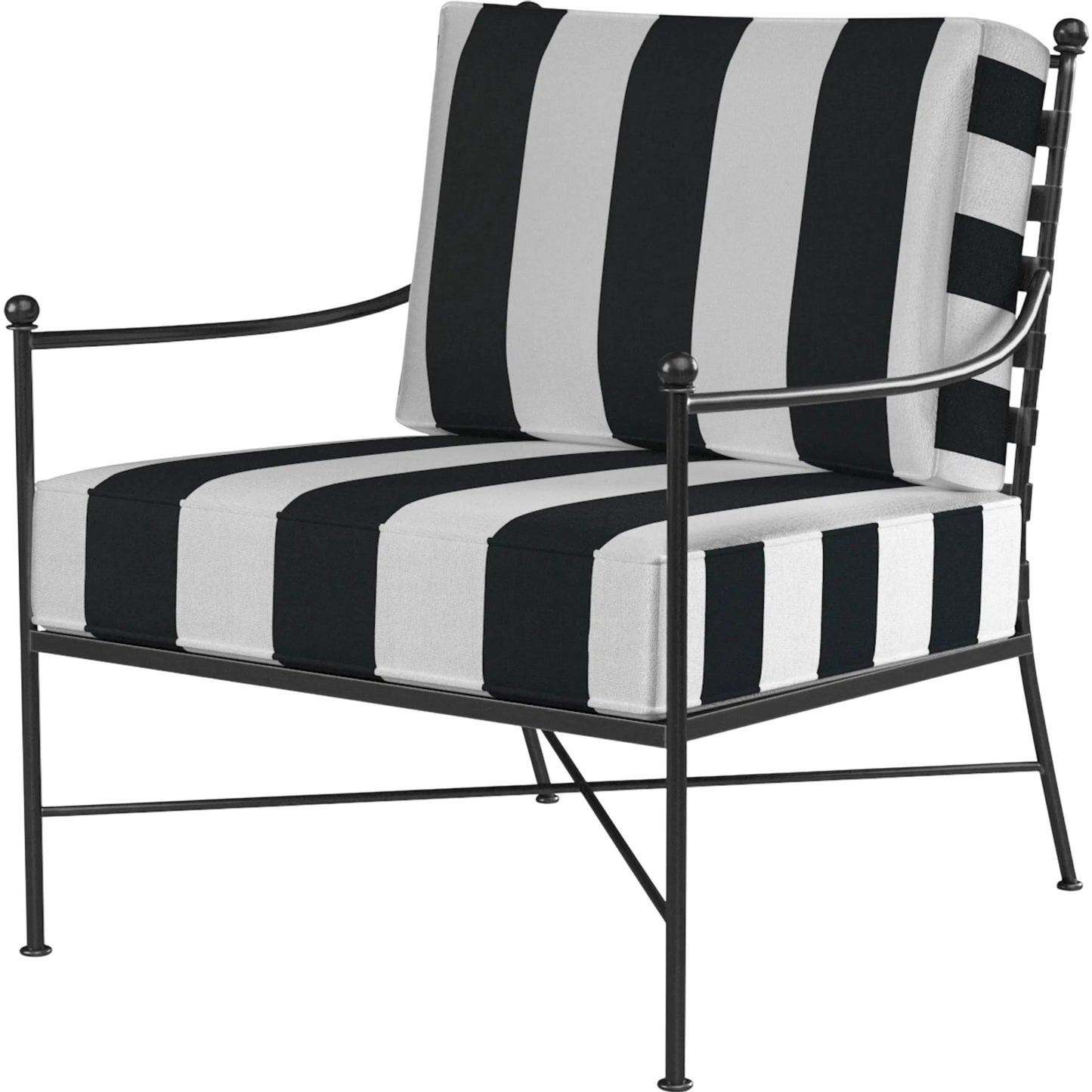 026 SI-2513695 | Primary Silo | Provence Outdoor Club Chair by Sunset West. Made from wrought iron in a modern style.