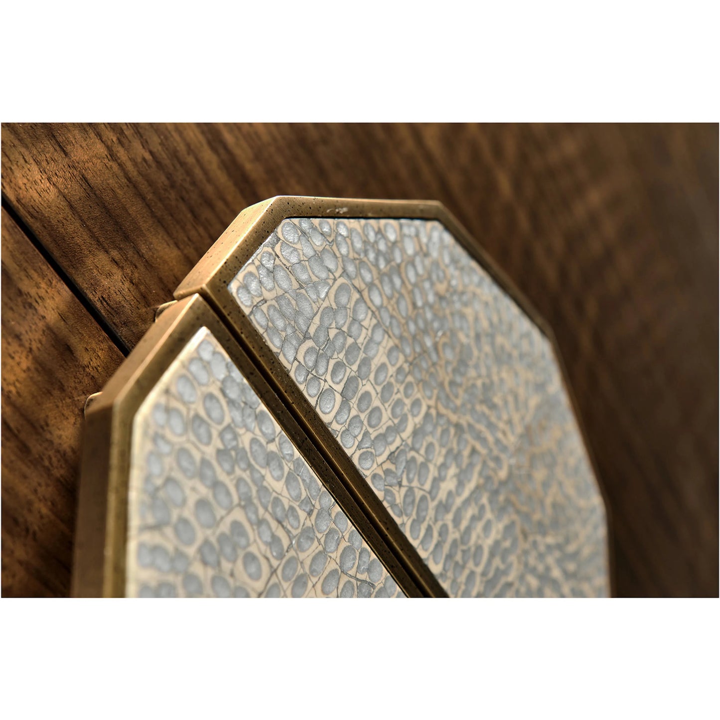 006 SI-1991100 | Closeup | Toulouse Sideboard by Jonathan Charles in walnut. Made from walnut quarter figured veneer in a modern style.