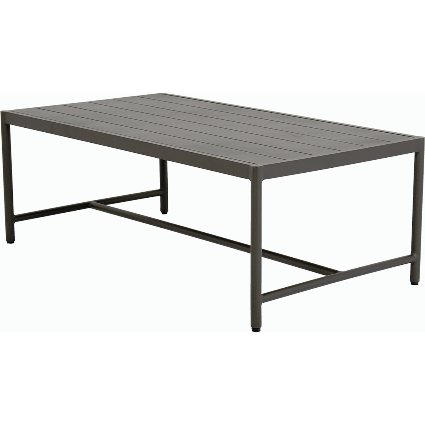 001 SI-2167115 | Additional Silo | Pietra Outdoor Coffee Table by Sunset West in graphite. Made from olefin rope in a modern style.