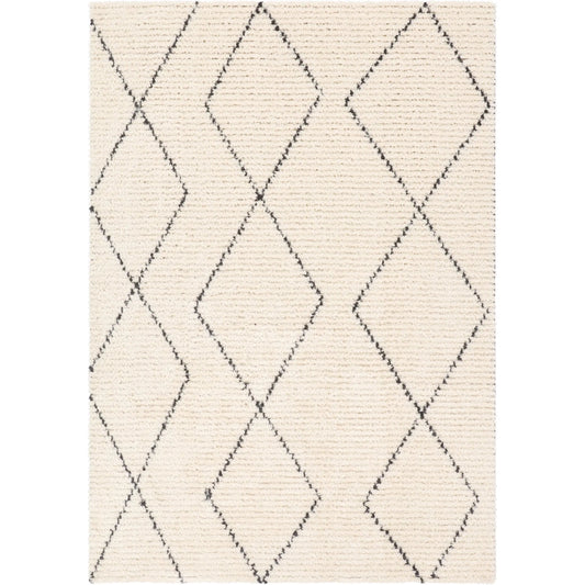 Tamry TMR02 Rug by Jaipur Living in ivory. Made from 100% polyester in a unique style.