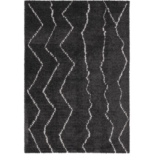 Tamry TMR04 Rug by Jaipur Living in black. Made from 100% polyester in a unique style.