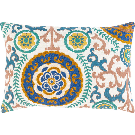 Termez Pillow - 26900 by Surya. Made from 95% polyester, 5% linen in a traditional style.