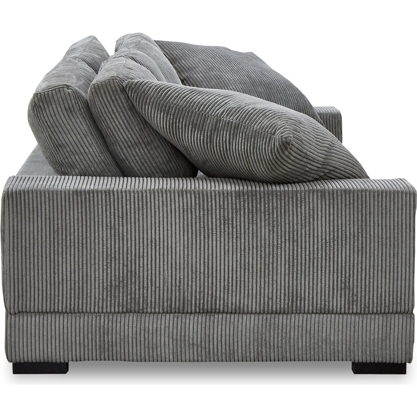 008 SI-2253948 | Additional Silo | Plunge Sofa by Moe's Home Collection in charcoal. Made from upholstery: 100% polyester, solid eucalyptus frame, plywood (fixed rubber wood feet), springs, webbing support, high density foam, fill in a unique style.