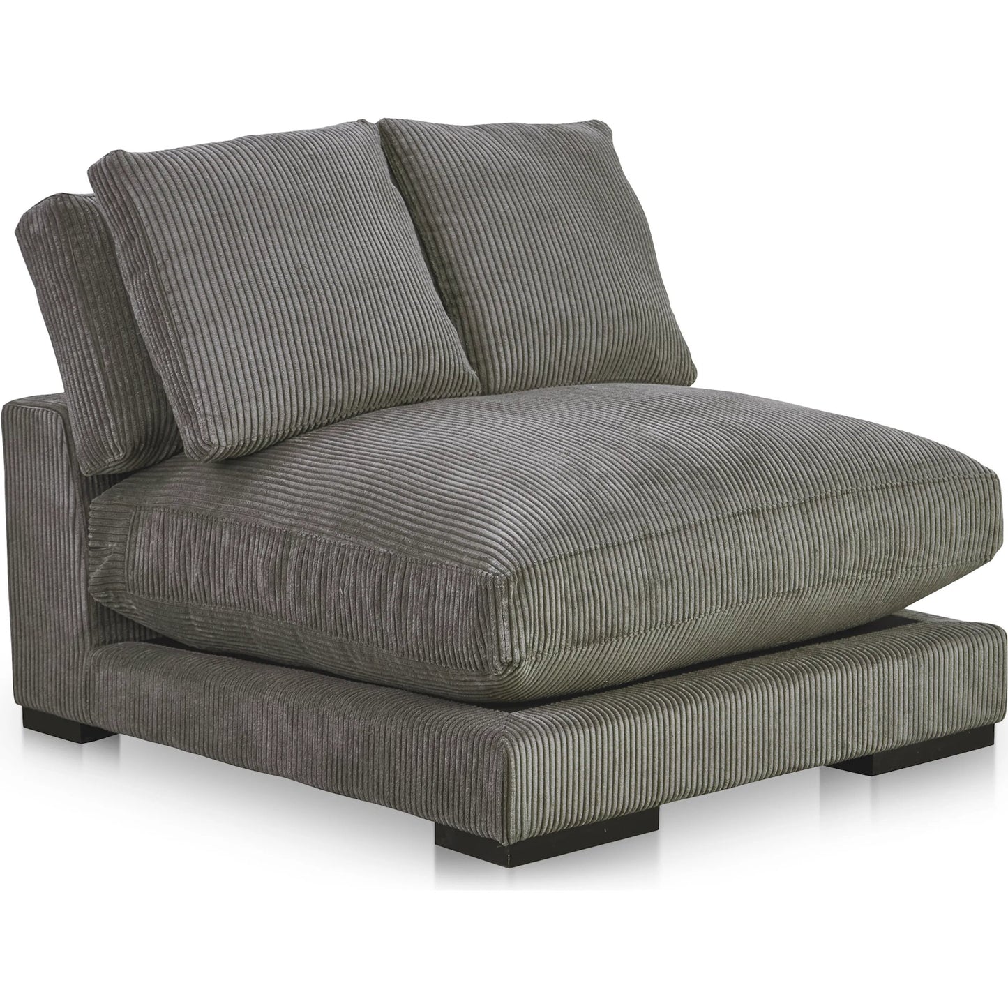 002 SI-2253945 | Primary Silo | Plunge Slipper Chair by Moe's Home Collection. Made from upholstery: 100% polyester, solid eucalyptus frame, plywood (fixed rubber wood feet), springs, webbing support, high density foam, fill in a unique style.