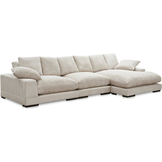 Plunge Large Sectional by Moe's Home Collection. Made from upholstery: 100% polyester, solid wood, plywood construction, s-springs, webbing support, high density foam, fiber-fill in a modern style.