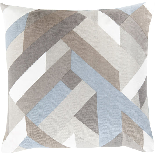 001 O-SURYA-TO014-1818D,O-SURYA-TO014-1818P | Primary Silo | Teori Indoor/Outdoor Pillow by Surya. Made from 100% cotton in a modern style.