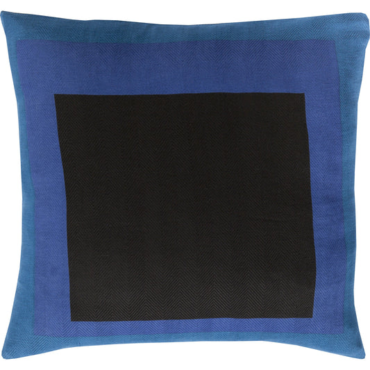 001 O-SURYA-TO020-2222D,O-SURYA-TO020-2222P | Primary Silo | Teori Indoor/Outdoor Pillow by Surya in black, cobalt. Made from unique in a modern style.