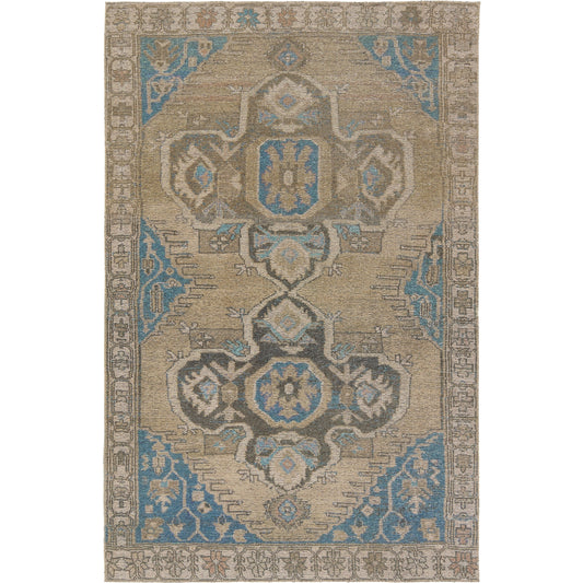 Todori TOD02 Rug by Jaipur Living in green, blue. Made from 100% polyester in a unique style.
