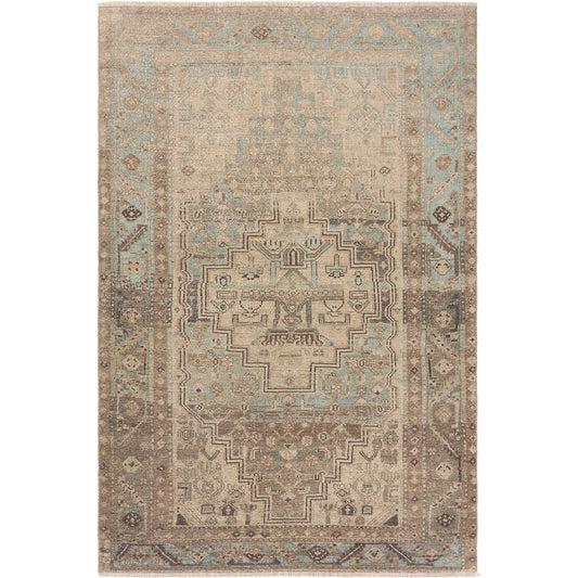 Todori TOD05 Rug by Jaipur Living in brown, blue. Made from 100% polyester in a unique style.