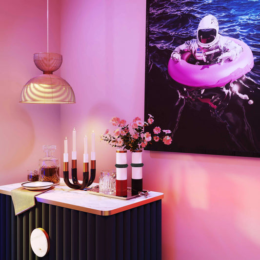 Kaonashi Vase by TOV Furniture. Made from aluminum, iron in a modern style.