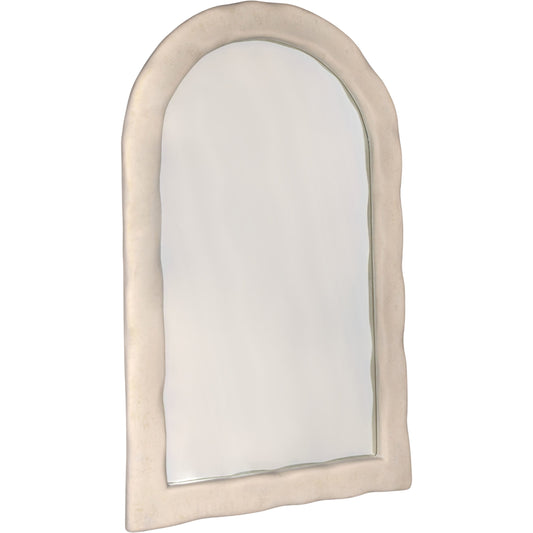 029 SI-2107418 | Primary Silo | Kaia Textured Floor Mirror by TOV Furniture in cream. Made from frp, glass, mdf in a modern style.
