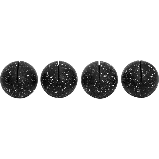 001 SI-2248246 | Primary Silo | Gabby Speckled Round Card Holder (Set of 4) by TOV Furniture. Made from concrete in a eclectic & global style.