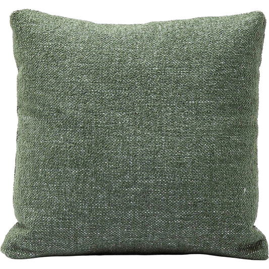 001 SI-2356315 | Primary Silo | Malolo Basketweave Square Vegan-Down Pillow by TOV Furniture in green. Made from chenille in a transitional style.