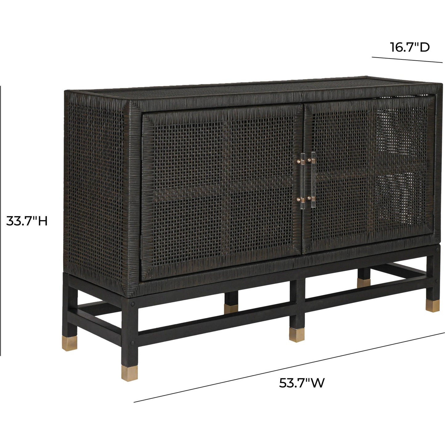 011 SI-2107252 | Additional Silo | Amara Woven Rattan Buffet by TOV Furniture. Made from rattan veneer, wood in a cottage & farmhouse style.