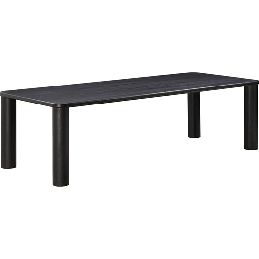 Akola Oak Rectangular Dining Table by TOV Furniture. Made from iron, mdf, oak, oak veneer in a modern style.