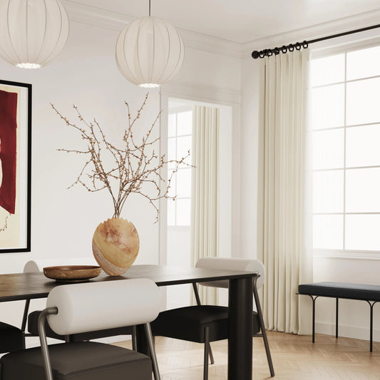 Akola Oak Rectangular Dining Table by TOV Furniture. Made from iron, mdf, oak, oak veneer in a modern style.