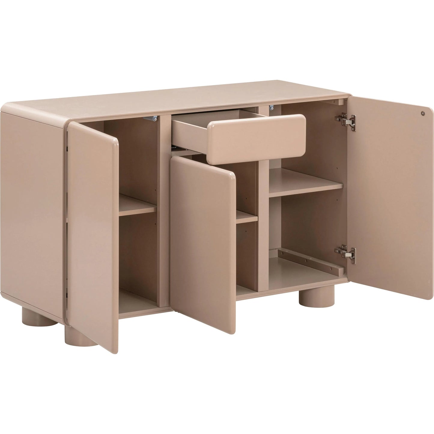 002 SI-2440003 | Additional Silo | Tammy Buffet by TOV Furniture in taupe. Made from mdf, rubberwood in a unique style.