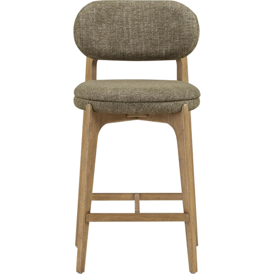 003 SI-2454292 | Primary Silo | Carnation Performance Fabric Counter Stool by TOV Furniture. Made from fabric, plywood, rubberwood in a unique style.