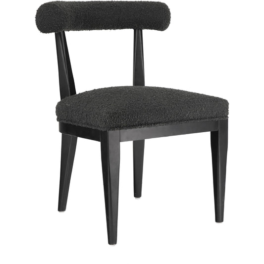 Palla Boucle Dining Chair by TOV Furniture. Made from boucle, wood in a modern style.