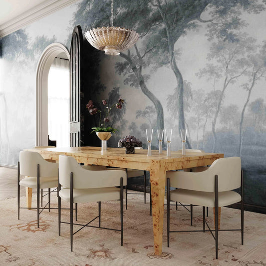 Sezanne Vegan Leather Dining Chair by TOV Furniture. Made from iron, pu leather, plywood in a transitional style.