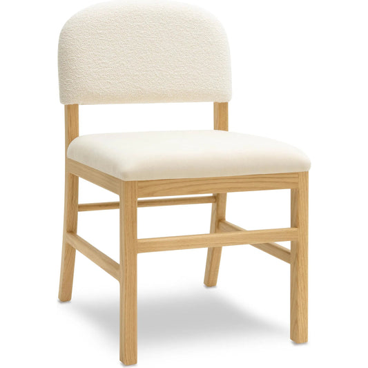 000 SI-2320842 | Primary Silo | Calla Performance Velvet Dining Chair by TOV Furniture. Made from boucle, velvet, wood in a transitional style.