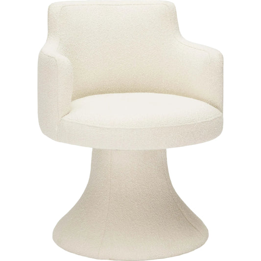 Jeffree Performance Boucle Swivel Dining Chair by TOV Furniture. Made from unique in a transitional style.
